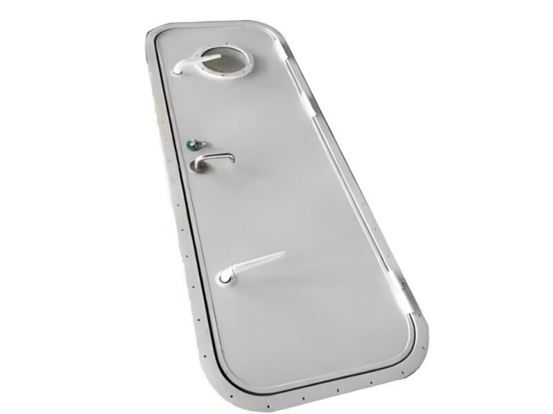 Quick opening and closing weathertight aluminum door