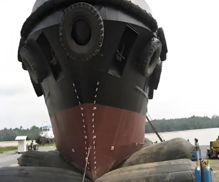 Marine launching and hauling airbags